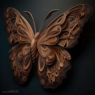 3D модель Papilio woodfordi (STL)